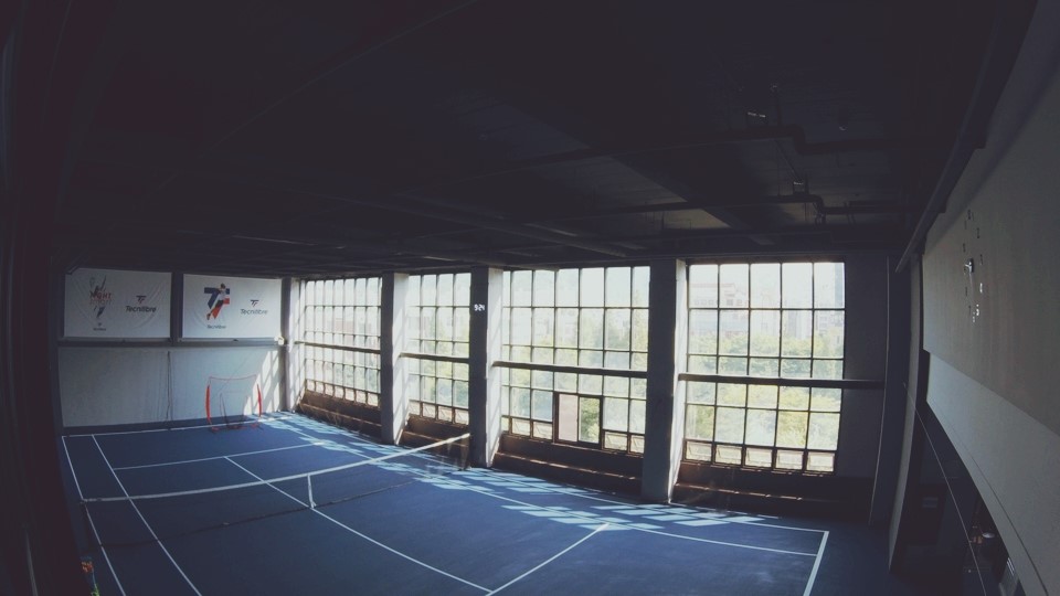 인천 연수구 오렌지볼 실내테니스장 코트 전경