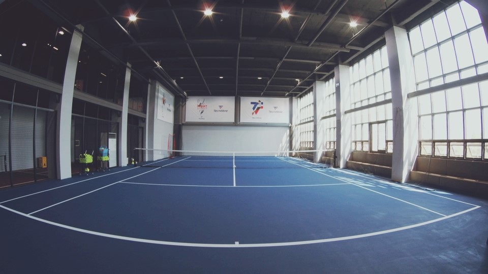 인천 연수구 오렌지볼 실내테니스장 내부 시설 모습