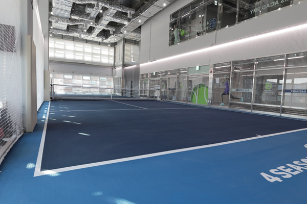 서울 도봉구 포시즌 테니스장 실내 코트 전경